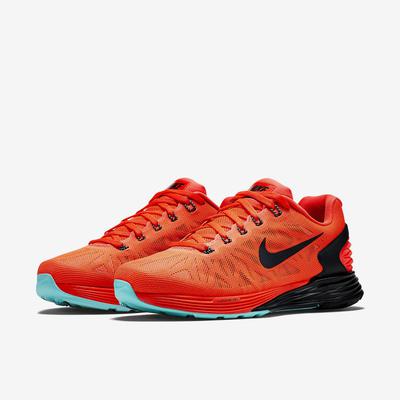 Nike Womens LunarGlide 6 Running Shoes - Bright Crimson/Black - main image