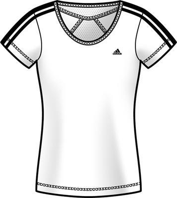 Adidas Womens Response Tee- White