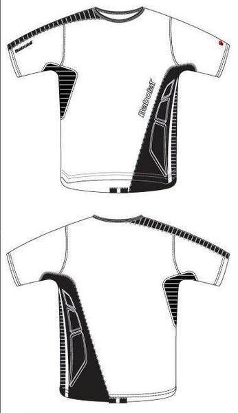 Babolat Mens T-Shirt 04/08 White/Black