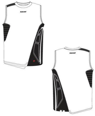 Babolat Mens Tank 04/08 White/Black
