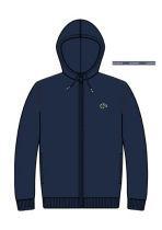 Lacoste Mens Hooded Sweatshirt 08 Navy