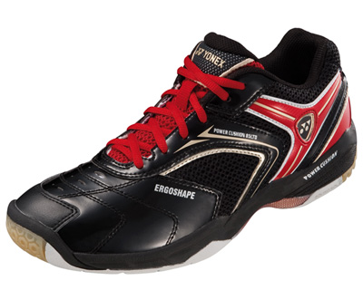 Yonex Mens SHB 85LTD Badminton Shoes- Black/Red
