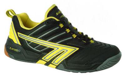 Hi-Tec 4:Sys Squash Shoes- Black/Yllow (rrp �60)