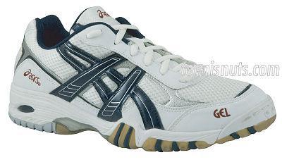 Asics Gel Tactic Indoor Trainers White/Blue 06 (rrp �54.99)