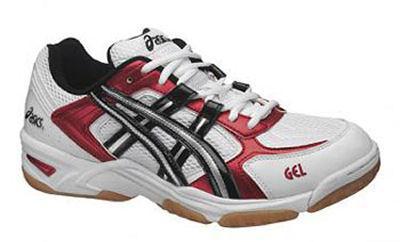Asics Mens Gel Rocket Squash Shoe White/Black