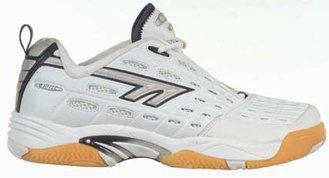 Hi-Tec Comet Squash Shoes White/Navy/Silver
