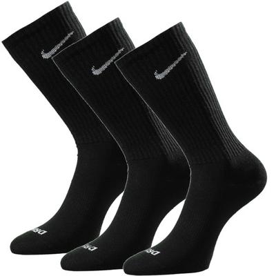 Nike Cotton Half-Cushion Crew 3PPK- Black