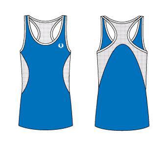 Fred Perry Womens Racer Back Vest 09- Navy