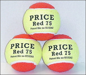 Price Red 75 low compression ball