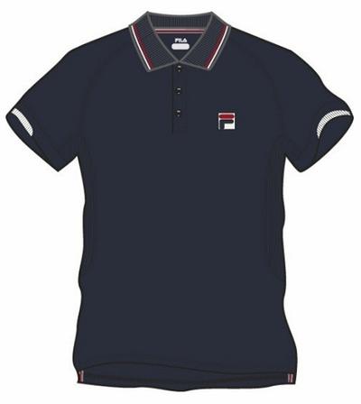 Fila Mens Degas Classic Polo- Navy