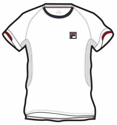 Fila Mens Rembrandt Crew- White