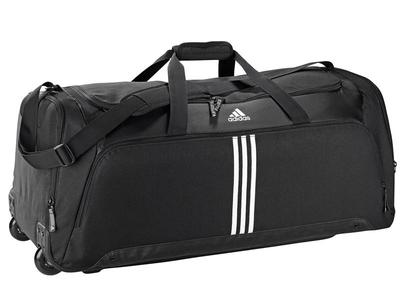 Adidas 3 Stripes Essential Team Trolley Bag - Black/White - main image