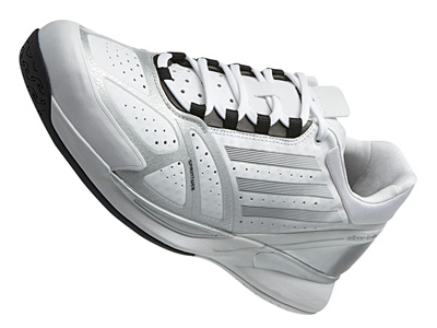 Narrow Tennis Shoes on Mens Adizero Feather Ii Tennis Shoes White Black Tennisnuts Com