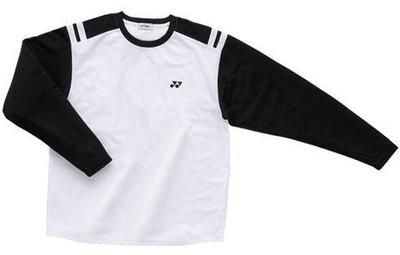Yonex Mens Long Sleeve Top White/Black (rrp �16)
