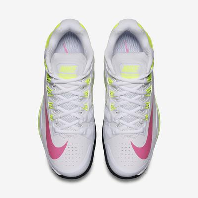 Nike Womens Lunar Ballistec 1.5 Tennis Shoes - White/Volt/Pink Pow - main image