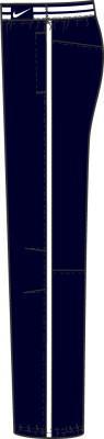 Nike Womens Soft Polyester Lined Pant Navy/White