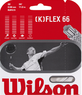 Wilson [K]Flex 66 Badminton String-  1 Set