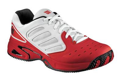 Tennis Shoes Wide on Wilson Mens Tour Quest Tennis Shoes   Red   White   Black   Tennisnuts