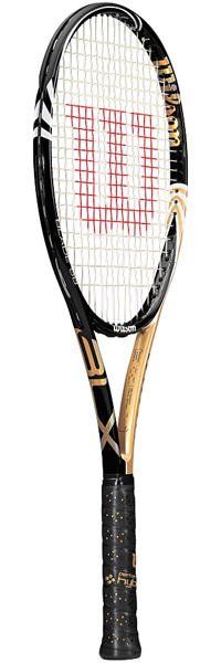 Wilson BLX Blade 98 Black/Gold Tennis Racket (incl cover)