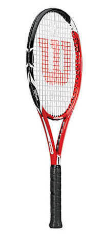 Wilson [K]Strike Tennis Racket (103) - red
