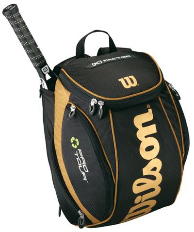 Wilson Eco Pro Tour XL Backpack 09- Black/Gold