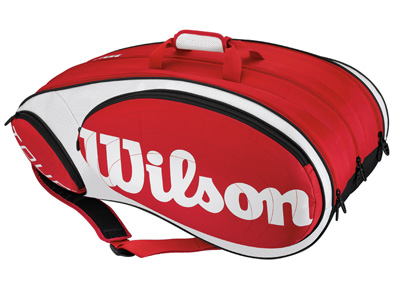 Wilson Tour Red/White 12 Pack Bag