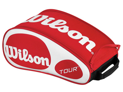 Wilson Tour Shoe Bag- Red/White