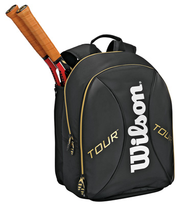 Wilson Tour Backpack- Black/Gold