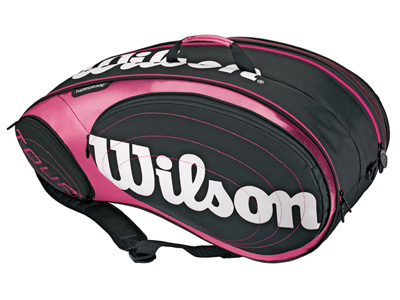 Wilson Tour 9 Pack Bag- Black/Pink