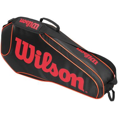Wilson Burn Team Triple 3 Pack Bag - Black/Orange