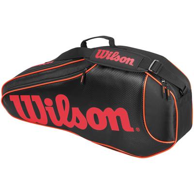 Wilson Burn Team Triple 3 Pack Bag - Black/Orange