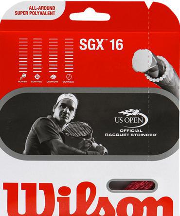 Wilson SGX Pink 16 (1.30) Tennis Strings Set