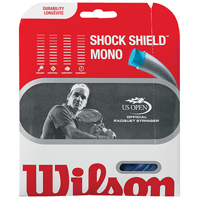 Wilson Shock Shield Mono 17 (1.25mm) Tennis Strings - Set (Blue)
