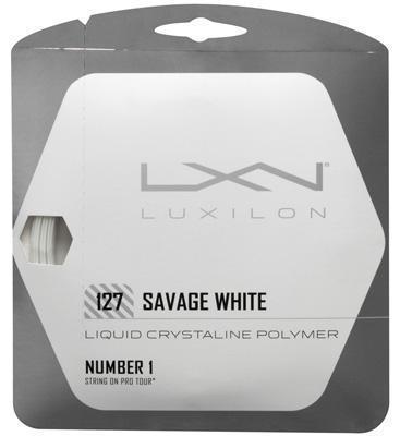Luxilon Savage White 127 Tennis String- Set