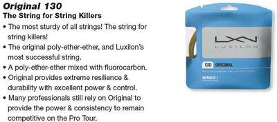 String Upgrade- Luxilon Big Banger Original
