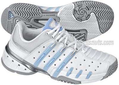 Adidas Womens Barricade 4 White/Blue