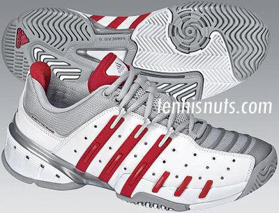 Adidas Womens Barricade 4 IV White/Red