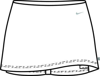 Nike Womens Power Skirt 0706 White (rrp �25)