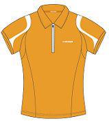Head Womens Zip Polo Orange
