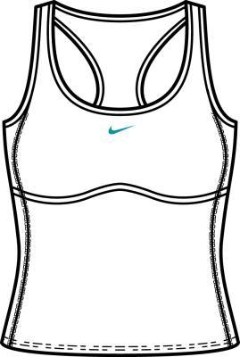 Nike Womens Power O UK Tank White (rrp �30)