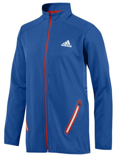 Adidas Mens adiPower Warm-Up Top- Prime Blue/High-Energy