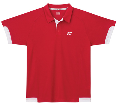 Yonex Mens YTM 2113E Polo- Red/White