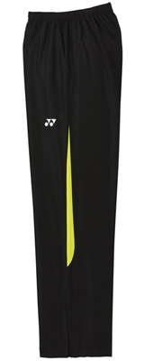 Yonex Mens YTM 7126E Track Pants- Black/Lime