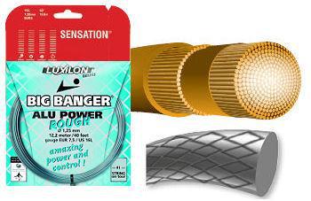 String Upgrade - Luxilon Alu Power Rough &  Wilson Sensation 15 - Hybrid
