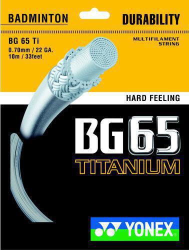 Yonex BG65ti Badminton String Pink