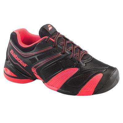 Babolat Mens V-Pro 2 All Court Tennis Shoes - Black/Fluo Red - main image
