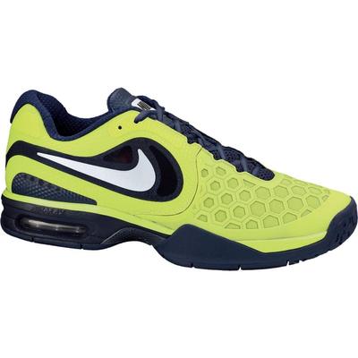 Nike Mens Air Max CourtBallistec 4.3 Tennis Shoes - Lime/Navy - main image