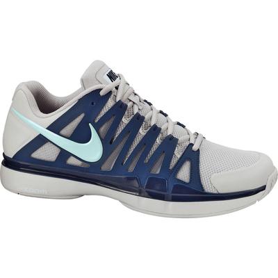 Nike Mens Zoom Vapor 9 Tour Tennis Shoes - Grey/Navy - main image