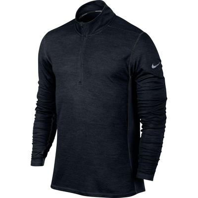 Nike Dri-FIT Wool Mens Half Zip Top - Black