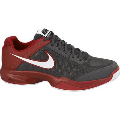 Nike Mens Air Cage Court Tennis Shoes - Ash/White